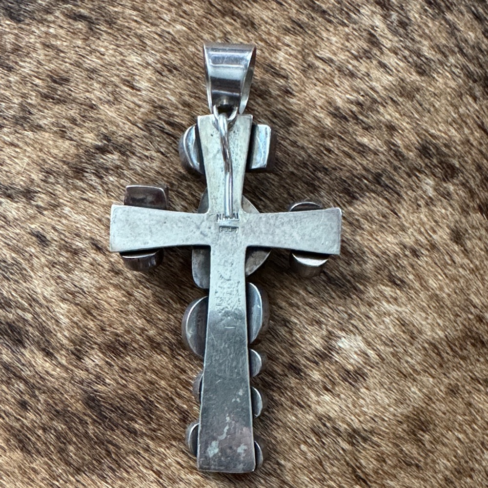 NAKAI Sterling Cross Pendant - Picture 2 of 5